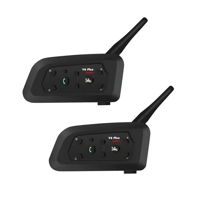 2025 nouveau V6 PLUS coureurs moto Interphone Bluetooth casque sans fil