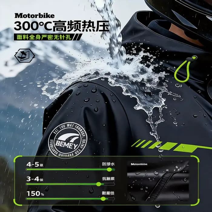 Combinaison de pluie pour moto pour hommes et femmes
