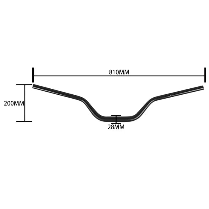 Guidon de moto en aluminium