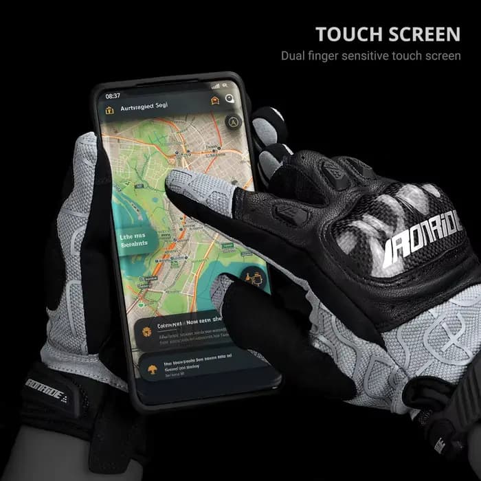 Gants de moto d'été respirants et antidérapants