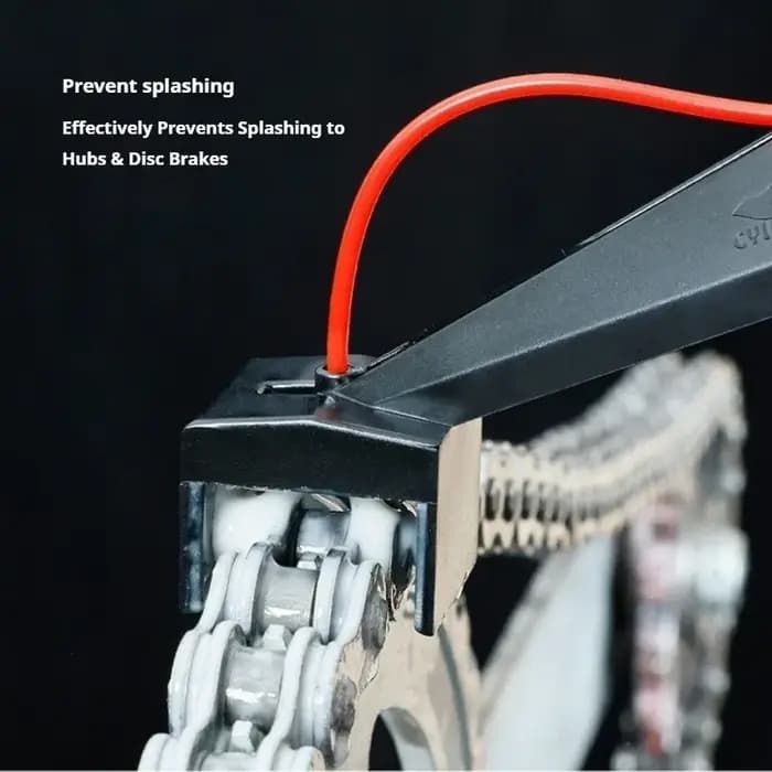 Kit de pulvérisation d'huile pour chaîne de moto, applicateur de lubrifiant sans salissure, nettoyeur de chaînes de moto, ensemble d'outils d'entretien