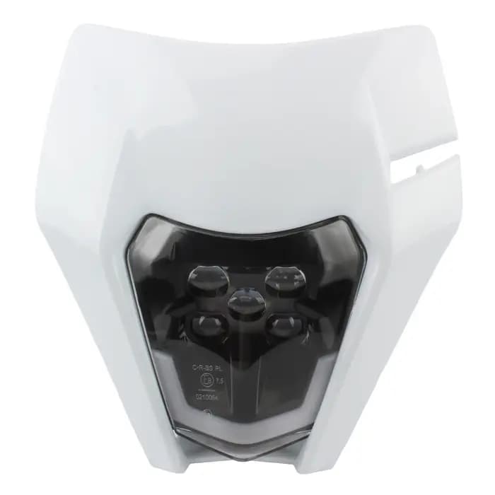 Phare de moto à LED pour KTM EXC XC SX MX XC 125 250 300 450 Supermoto Dirt Bike Motocross Phares Plaque Universelle