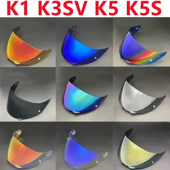 Visière de casque amovible pour AGV