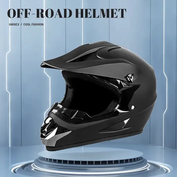 UCHOOSE casque De Moto requin Motocross casque tout-terrain enfants Moto accessoires De vélo ATV Cap