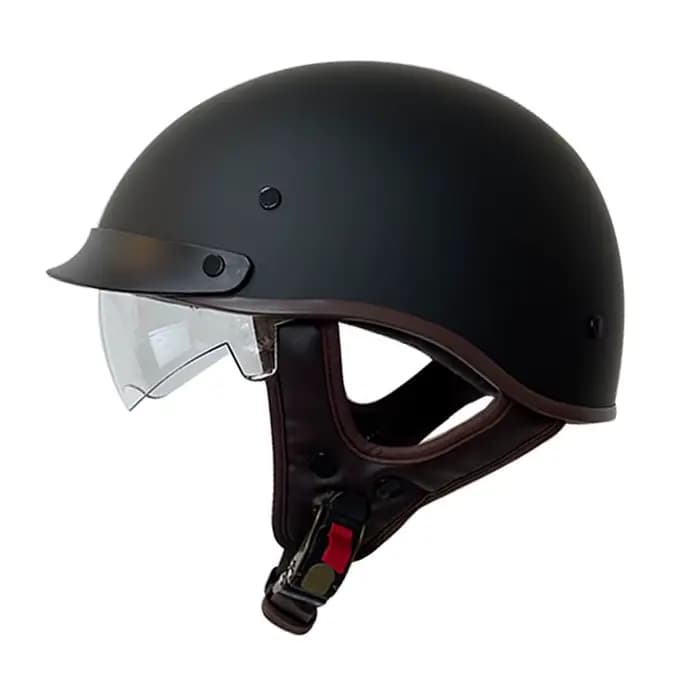 Casque de moto demi-coque classique allemand