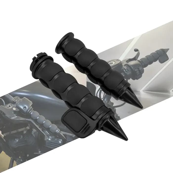 Poignées de guidon de moto pour Harley, Sportster, ocia, Softail, Touring, Road, Fetal, Suzuki, Yamaha, 25mm, 1"