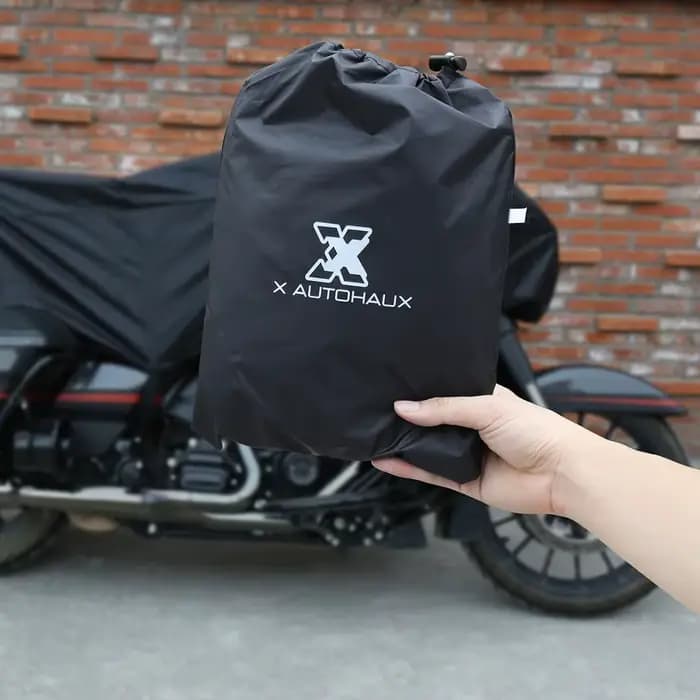 X Autohaux 210T demi-housse de moto de voyage, imperméable à l'eau, à l'extérieur, à la poussière, à