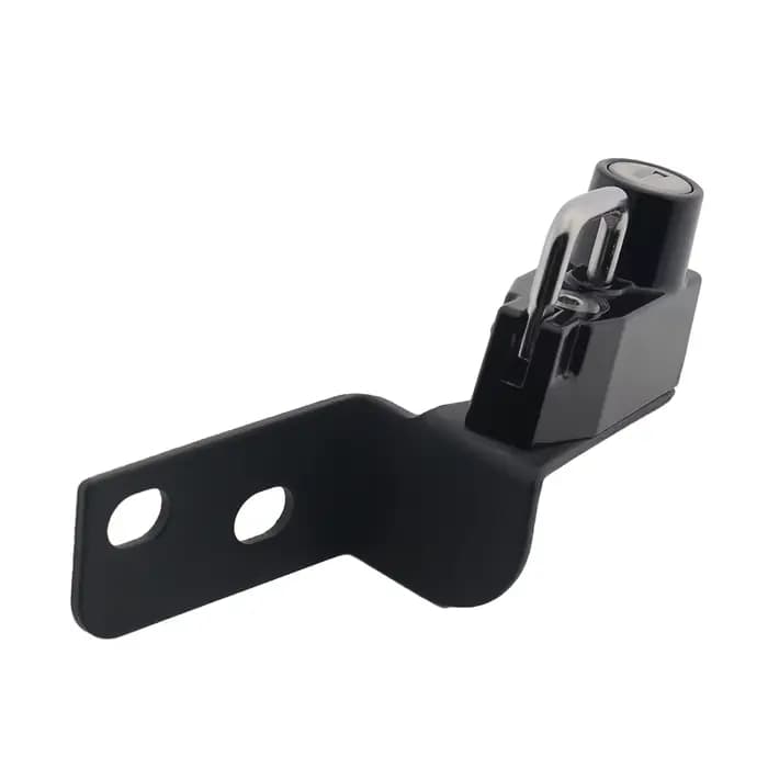Verrouillage latéral pour casque de moto