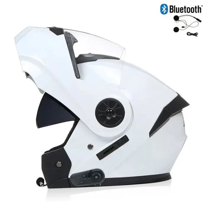 Casque de moto modulaire rabattable