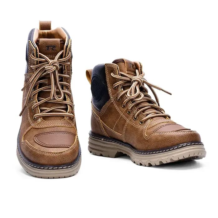 2025 TRtiger hommes rétro Moto bottes montagne randonnée Botas marron vêtements de travail en plein air loisirs botte ville route Moto équitation Bota