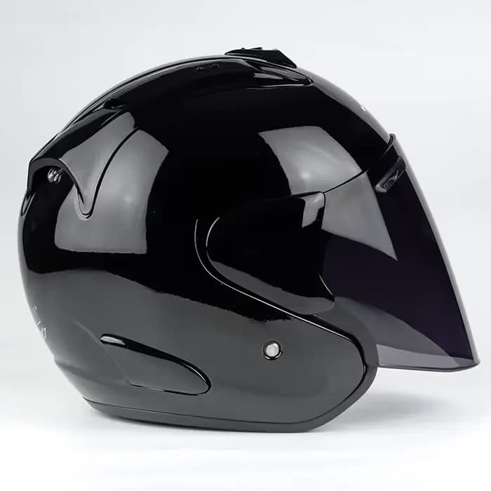 SZ Ram3 demi-casque noir brillant hommes et femmes moto tout-terrain été course Casque de sécurité
