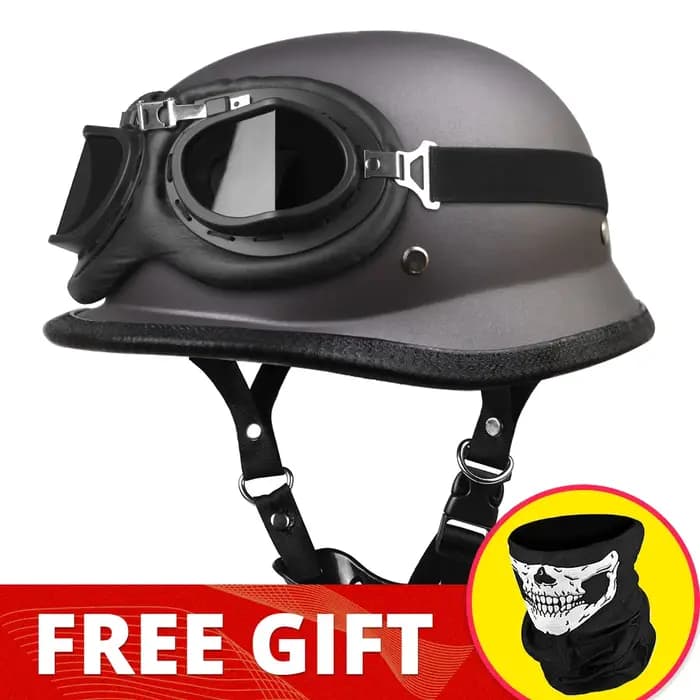 BEON – Casque de Moto Vintage pour hommes et femmes, ouvert au visage, 3/4