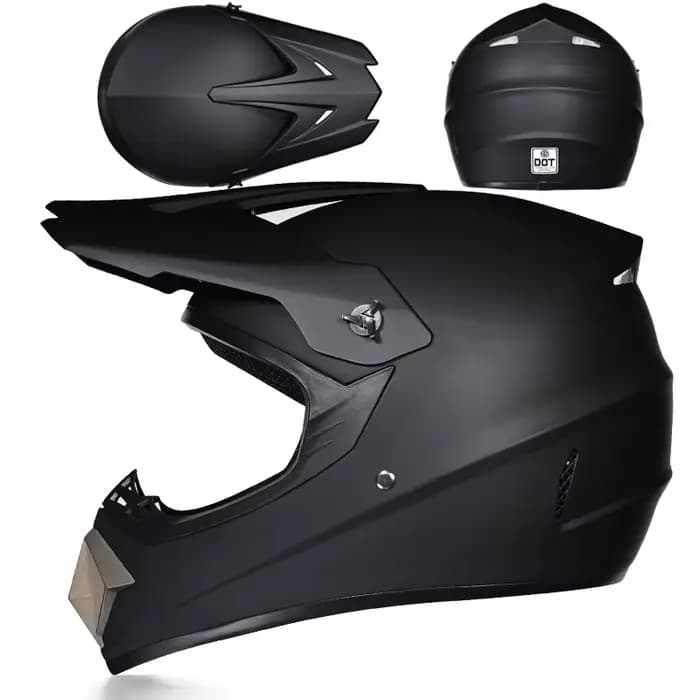 Casque de moto tout-terrain super cool, casque de vélo RL D343, casque intégral de descente VTT, 3 c