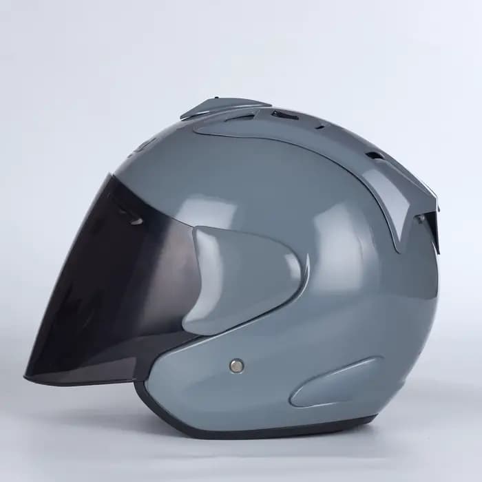 Ram4 gris nouveau design demi-casque hommes et femmes moto tout-terrain casque d'été course montagne croix Casco Capacet