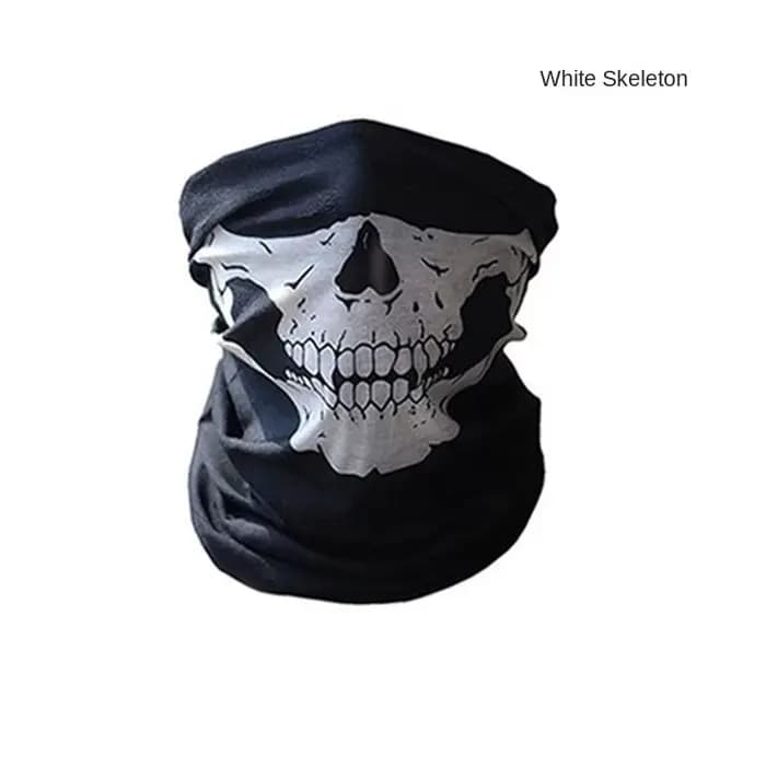 Crâne hommes cagoule masque de Ski casquettes de cyclisme Snowboard visage couverture moto vélo casque capuche Bandana écharpe respirant coupe-vent