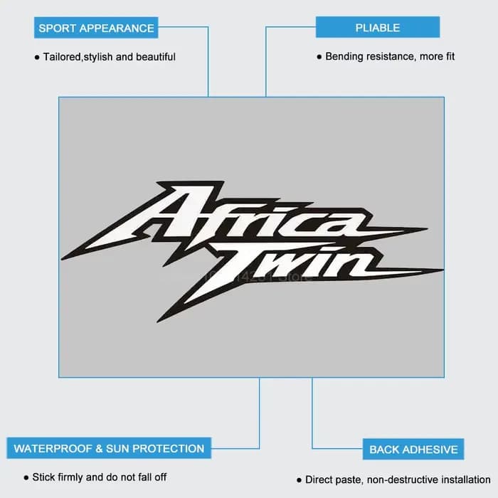 Autocollant réfléchissant pour moto Africa Twin, pour Honda CRF 1100 1000 L CRF1100 CRF1000 XRV 750,