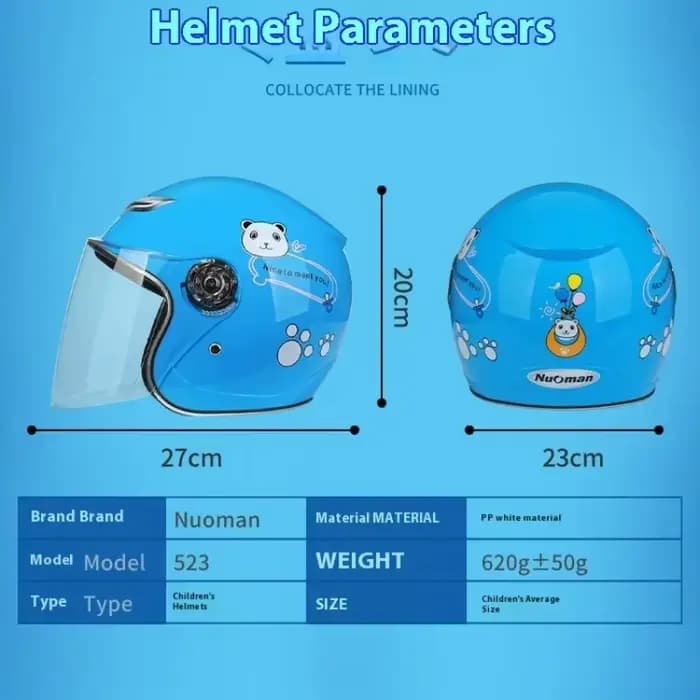 Nouveau casque Anti-chute quatre saisons Protection de sécurité enfant moto enfants