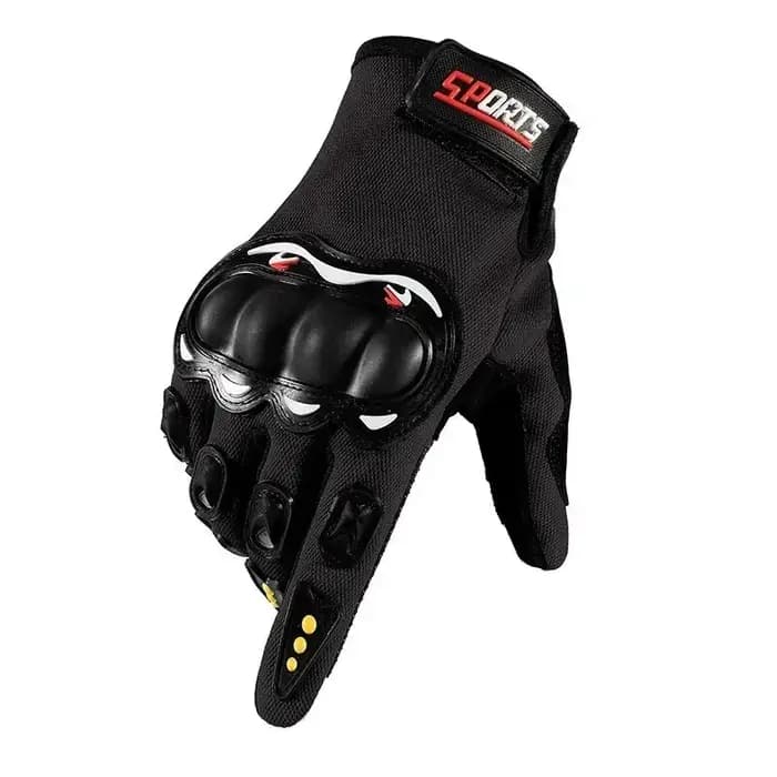 Gants de moto pour hommes, gants de course respirants à doigts fermés pour les sports de plein air et la conduite de crossbike