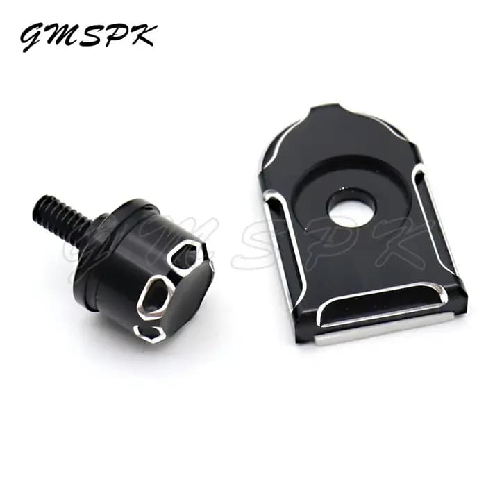 Kit de languettes d'écrou de vis de boulon de siège de garde-boue arrière de moto, couvercle de bout