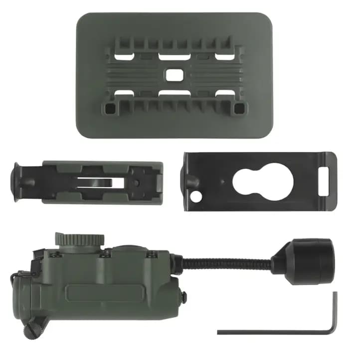 Lampe de casque Sidewinder avec IR et lampe de poche