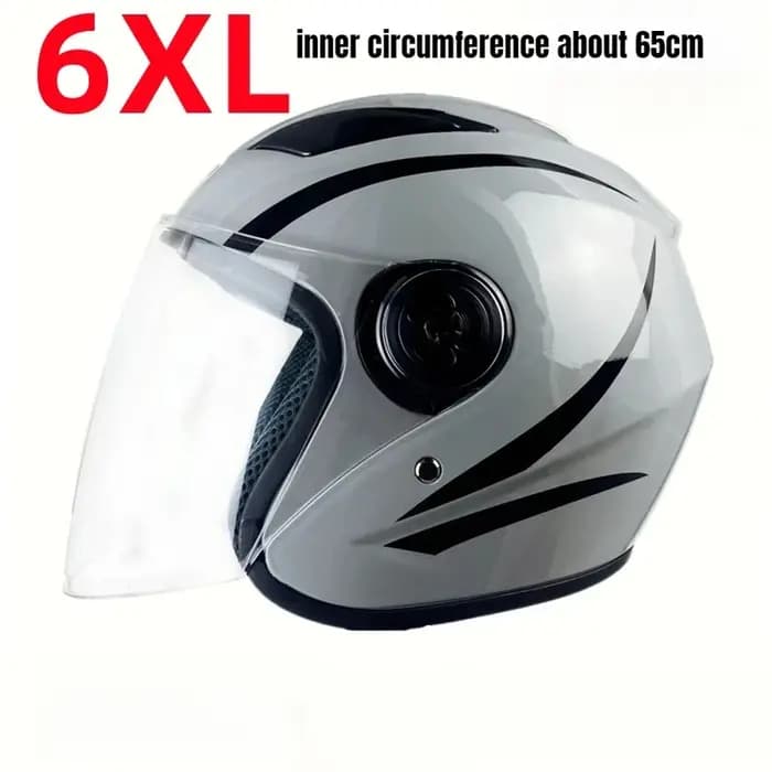 5XL 6XL grande circonférence de la tête 65cm Casque de Moto