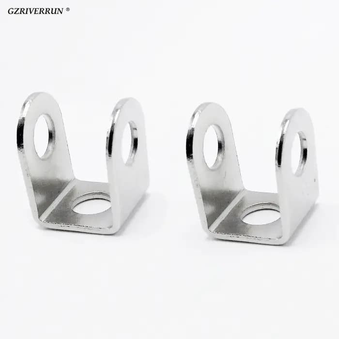 Support de fixation pour phare et projecteur en acier inoxydable pour moto Cafe Racer Custom Moto, b