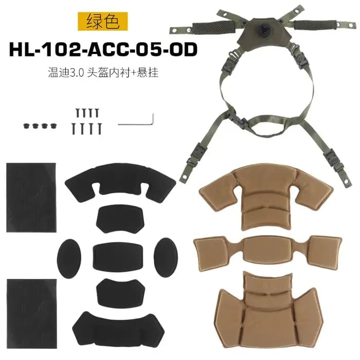 Dulhelmet-Doublure de casque réglable