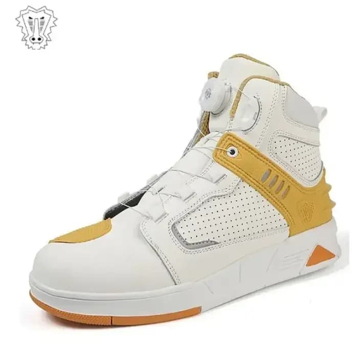 Bottes de Moto marron pour hommes, bottes de motocycliste toutes saisons, chaussures de Moto respirantes en cuir de vache, bottes de course antidérapantes