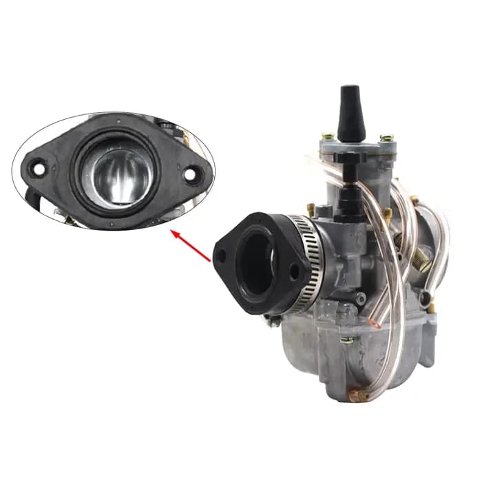 ZSDTRP adaptateur de carburateur de moto tuyau d'admission en caoutchouc adapté pour KEIHIN MIKUNI K