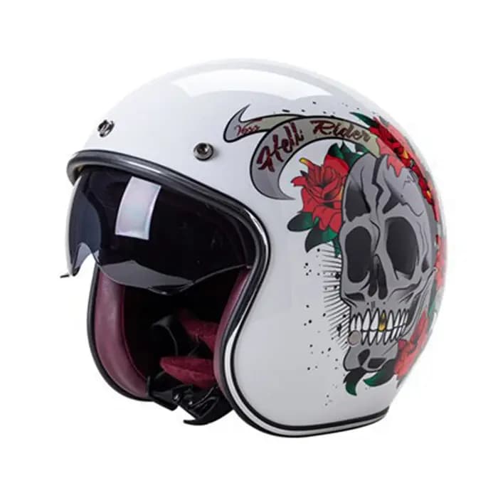 VOSS – casque ouvert pour Moto Style coréen