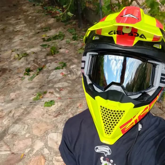 Lunettes de motocross de marque pour casque de moto