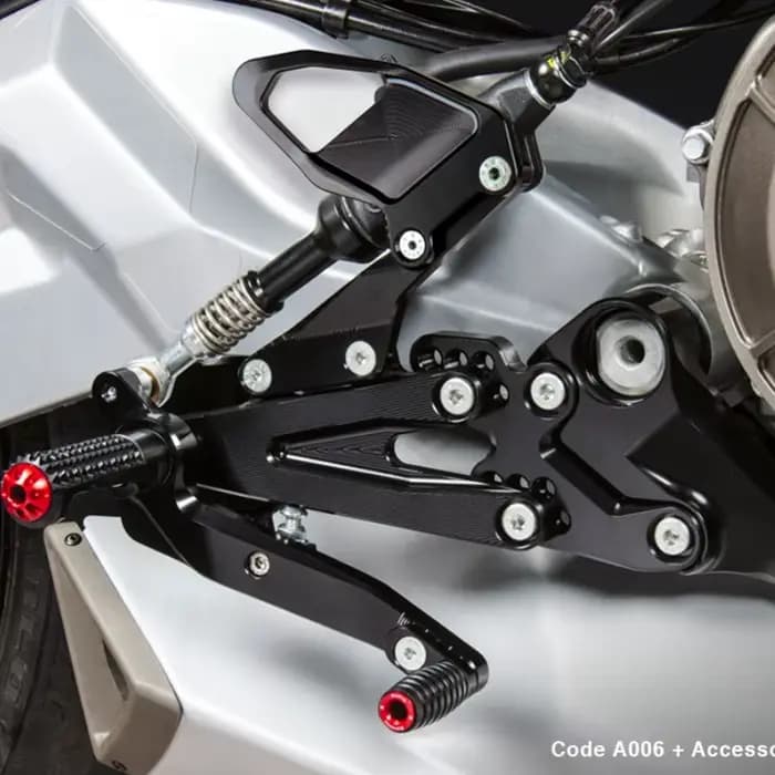 Repose-pieds arrière réglable CNC pour moto, pour Aprilia RS660/Tuono660 2021 2022 2023 2024 2025