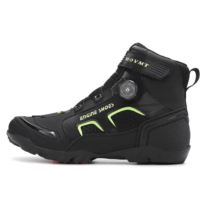 Bottes de moto en cuir pour hommes