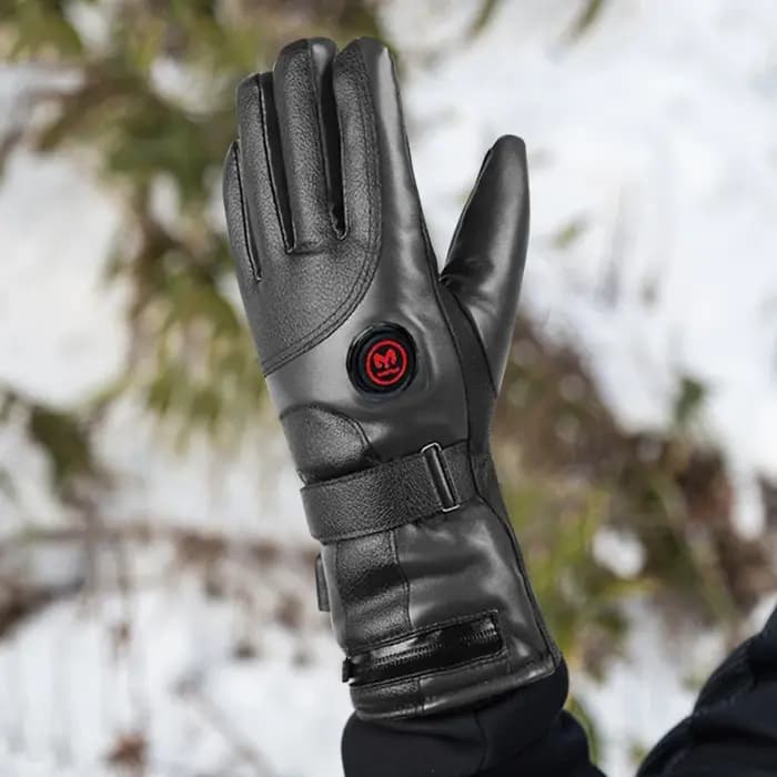 Gants chauffants rechargeables, 3 niveaux de température, gants chauffants alimentés par batterie pour le cyclisme en plein air, le ski, la randonnée