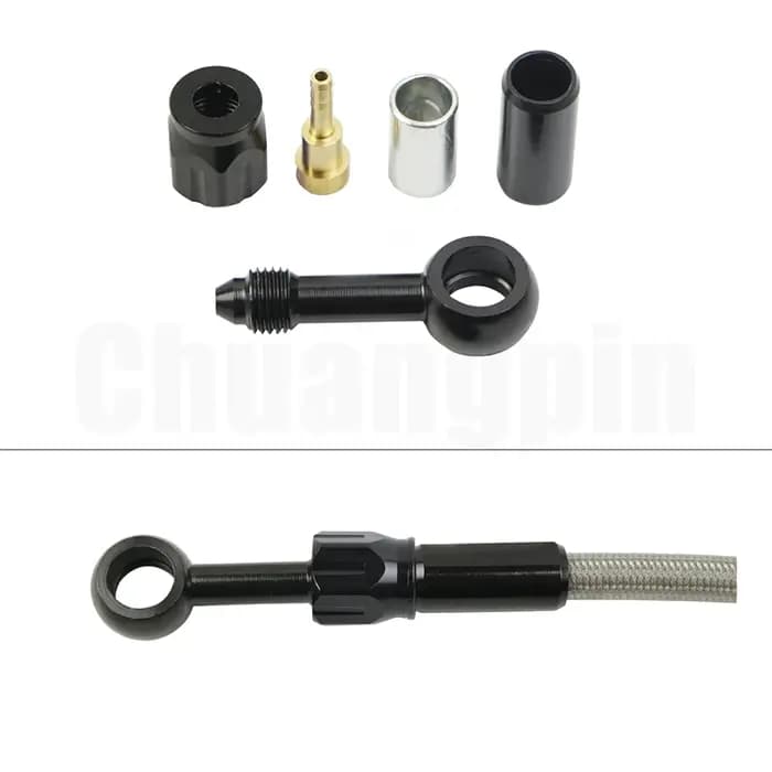 Raccord de frein Banjo en aluminium pour Moto