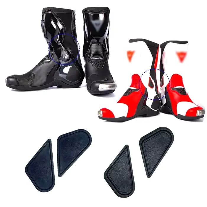 Bottes de moto, chaussures de piste