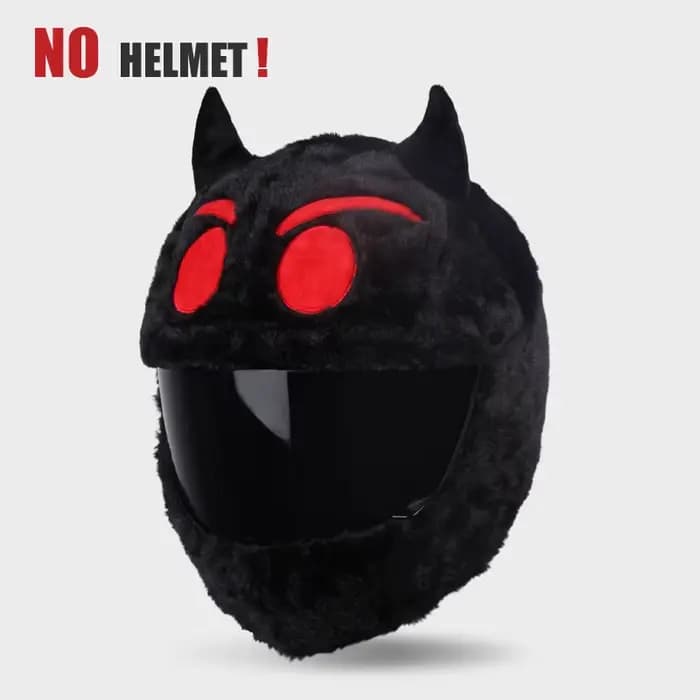 Juste de protection pour casque de moto, équipement de sauna, dessin animé, moelleux, ensemble en pe