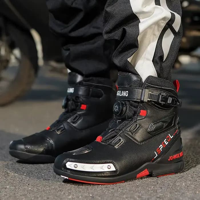 Bottes de moto quatre saisons pour hommes