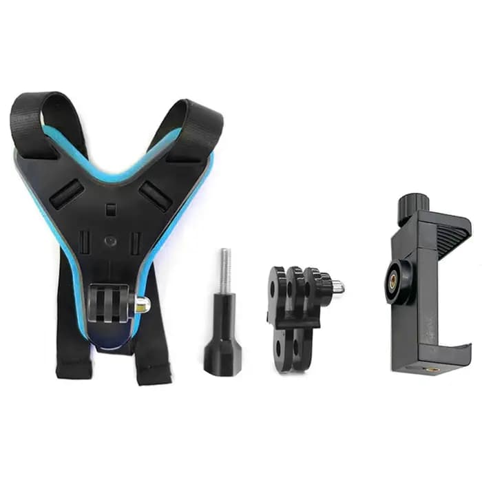 Support de téléphone pour casque de moto-support de caméra GoPro/FPV