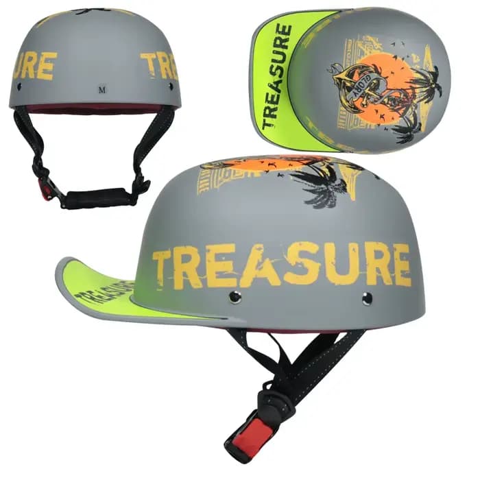 Casque de moto style baseball vintage 201 - Certifié DOT