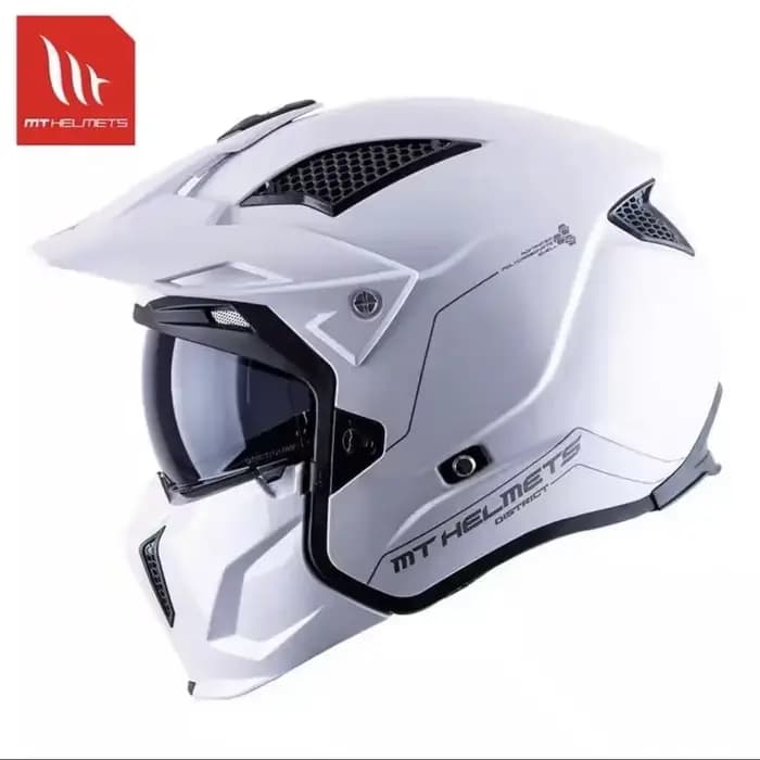 Espagnol MT Street Fighter casque de moto combinaison détachable casque rétro ECE DOT Certification