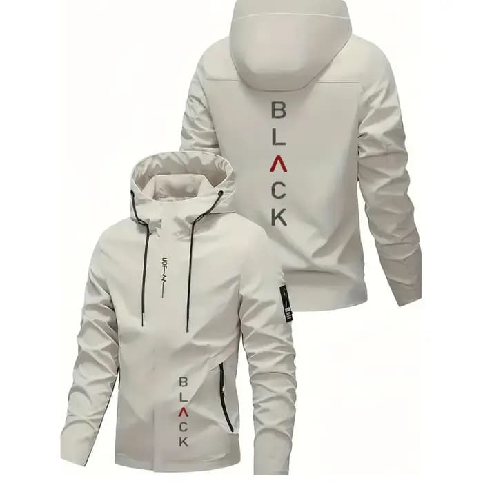 Veste de moto robuste pour hommes, toutes saisons, avec fermeture éclair intégrale, coupe-vent, à capuche, pour les déplacements, les voyages et les activités de plein air