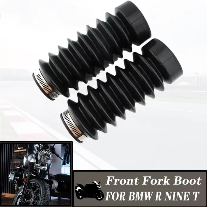Pour BMW R Nine T 2014-2020 moto fourche avant bottes urbain pur brouilleur guêtres Gators botte choc protecteur poussière caoutchouc