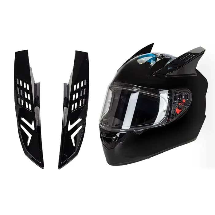 Oreilles de casque de moto