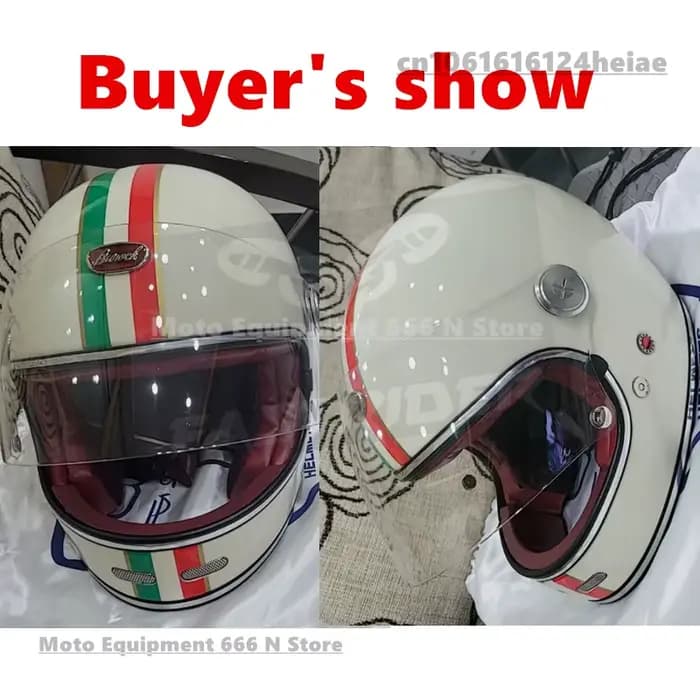 BEON casque intégral léger en fibre de verre pour hommes femmes
