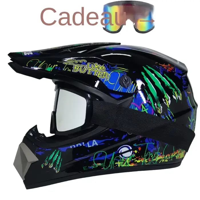 Casque de moto pour enfants, tout-terrain, pour la descente, AM ou DH cross