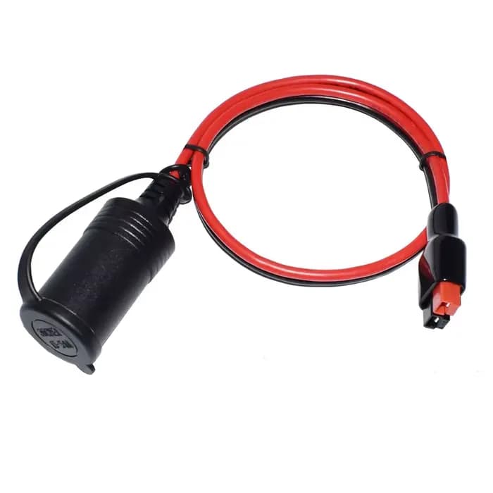 Allume-cigare femelle 12V, câble robuste 12awg 30a avec pôle d'alimentation Anderson pour transfert/
