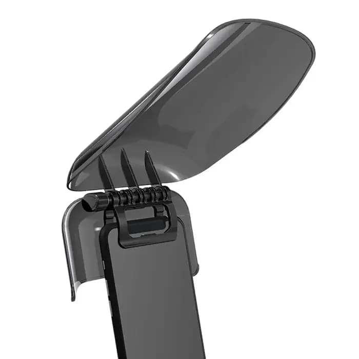 Support de téléphone pour moto avec pare-soleil extensible