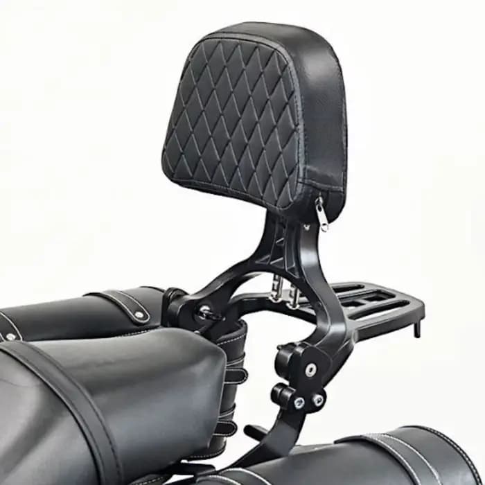 Dossier pliable et porte-bagages arrière pour motos ZONTES 125C - Accessoires