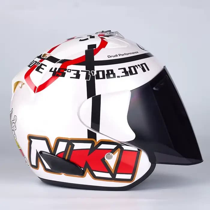 Hommes et femmes Casque de moto DOT approuvé escargot demi